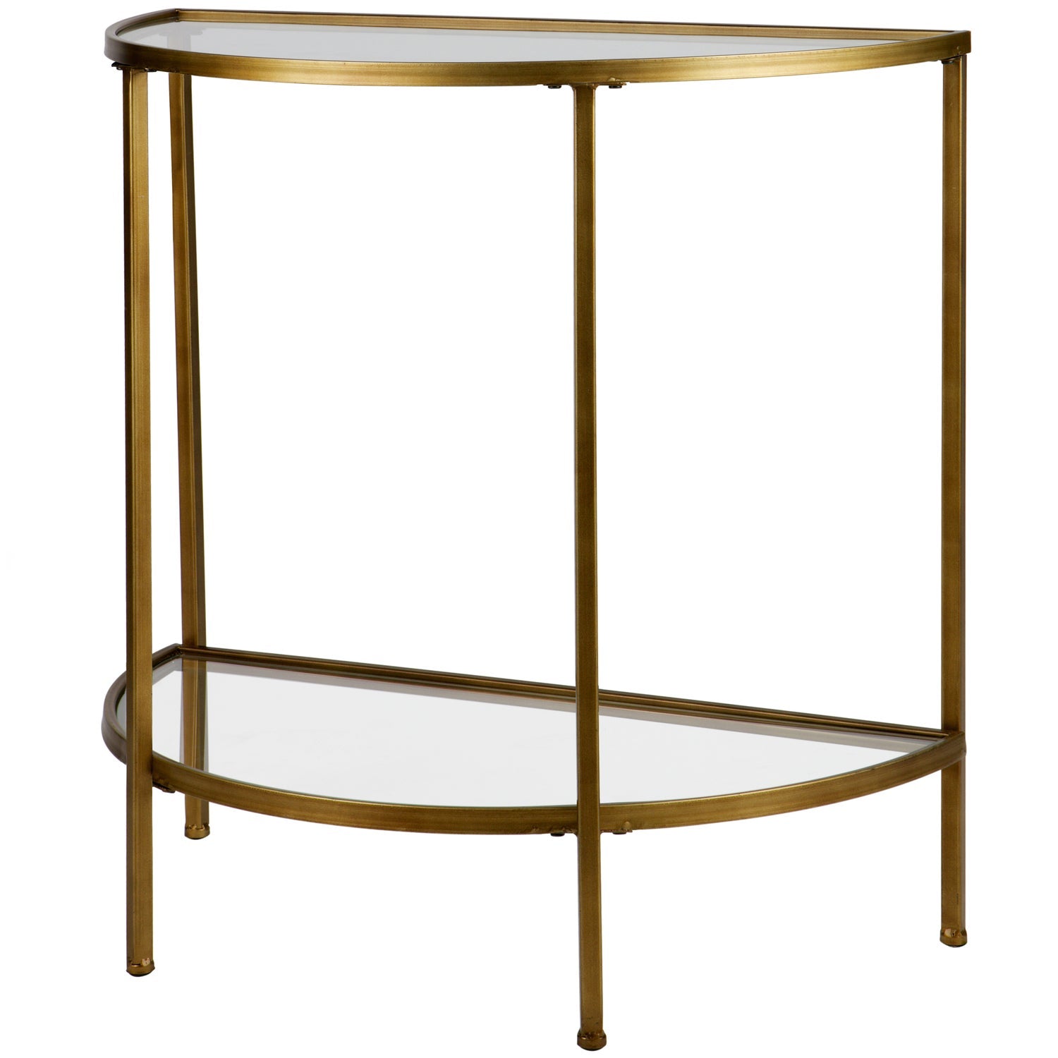 GODDESS SIDETABLE ANTIQUE BRASS