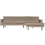RODEO CHAISE LONGUE BANK RECHTS VELVET KHAKI