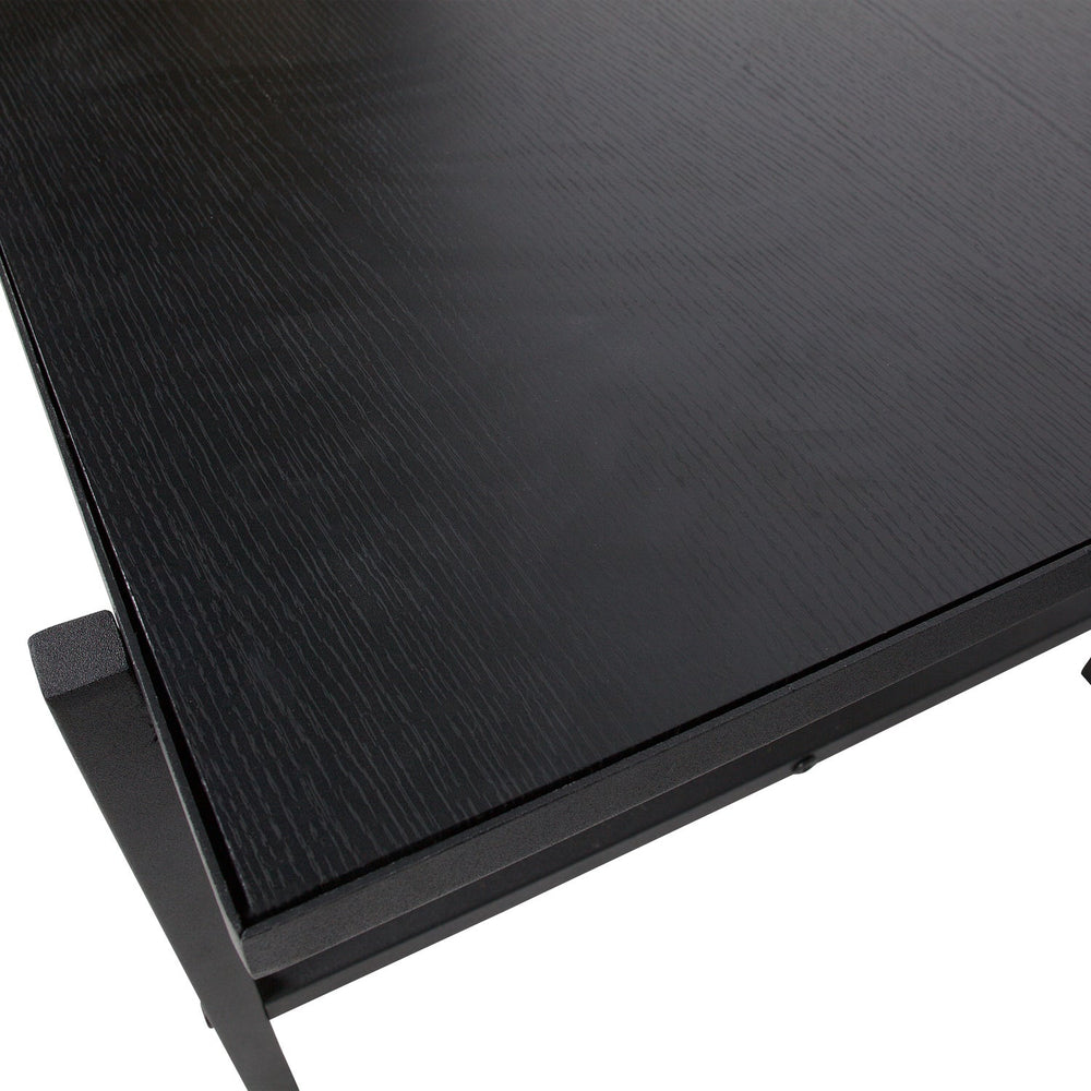 TURN AROUND BIJZETTAFEL ZWART 40x50x44