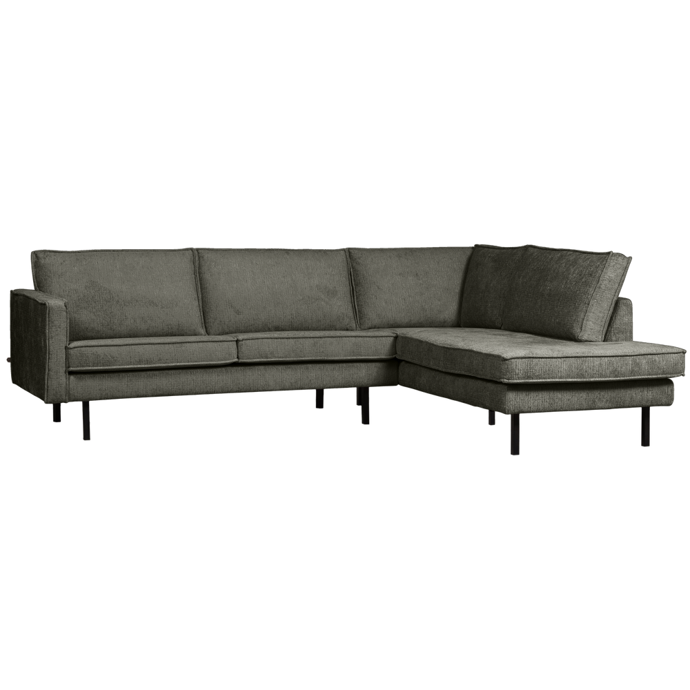 RODEO HOEKBANK RECHTS STRUCTURE VELVET FROST