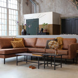 RODEO HOEKBANK LINKS ECOLEER COGNAC