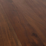 ROUNDLY EETTAFEL/BUREAU 200X100 CM MANGOHOUT DONKERBRUIN