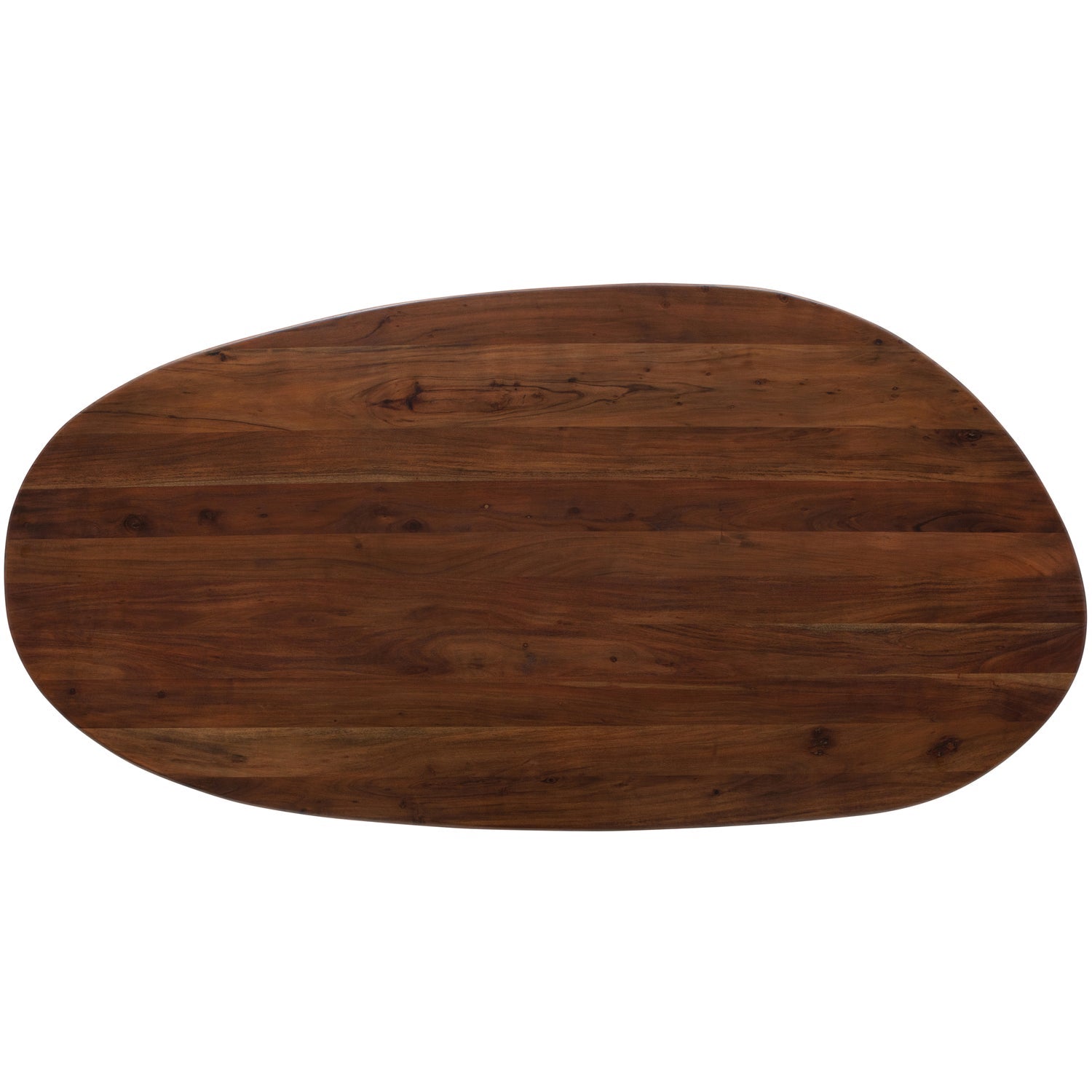 ROUNDLY EETTAFEL/BUREAU 200X100 CM MANGOHOUT DONKERBRUIN