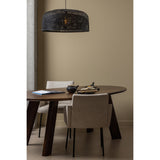 ROUNDLY EETTAFEL/BUREAU 160X110 CM MANGOHOUT DONKERBRUIN