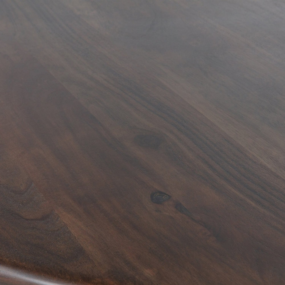 ROUNDLY EETTAFEL/BUREAU 160X110 CM MANGOHOUT DONKERBRUIN