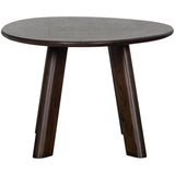 ROUNDLY EETTAFEL/BUREAU 160X110 CM MANGOHOUT DONKERBRUIN