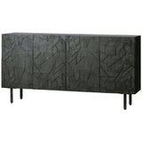 COUNTER DRESSOIR HOUT ZWART