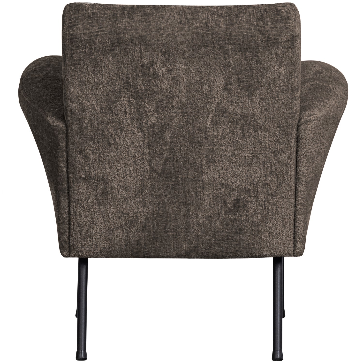 MUSE FAUTEUIL GROF GEWEVEN STOF GRIJS/BRUIN