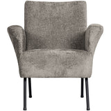 MUSE FAUTEUIL GROF GEWEVEN STOF TAUPE