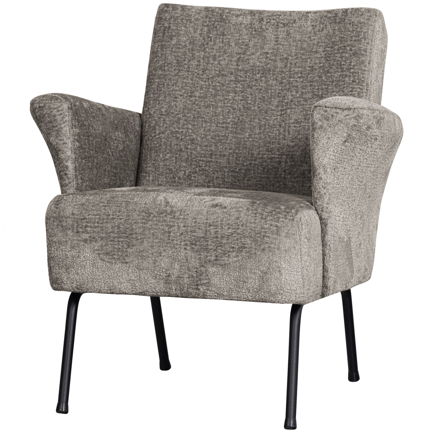 MUSE FAUTEUIL GROF GEWEVEN STOF TAUPE