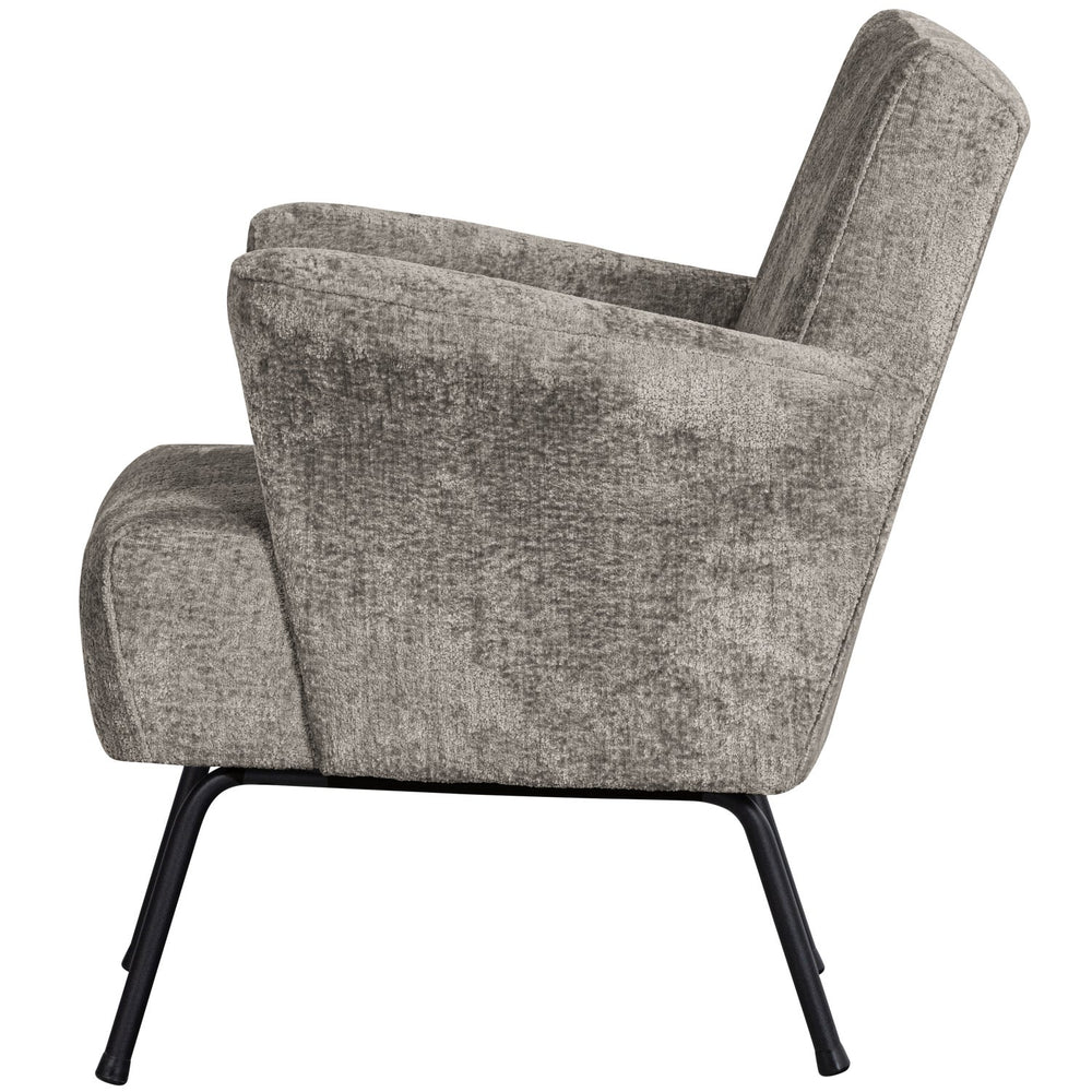 MUSE FAUTEUIL GROF GEWEVEN STOF TAUPE