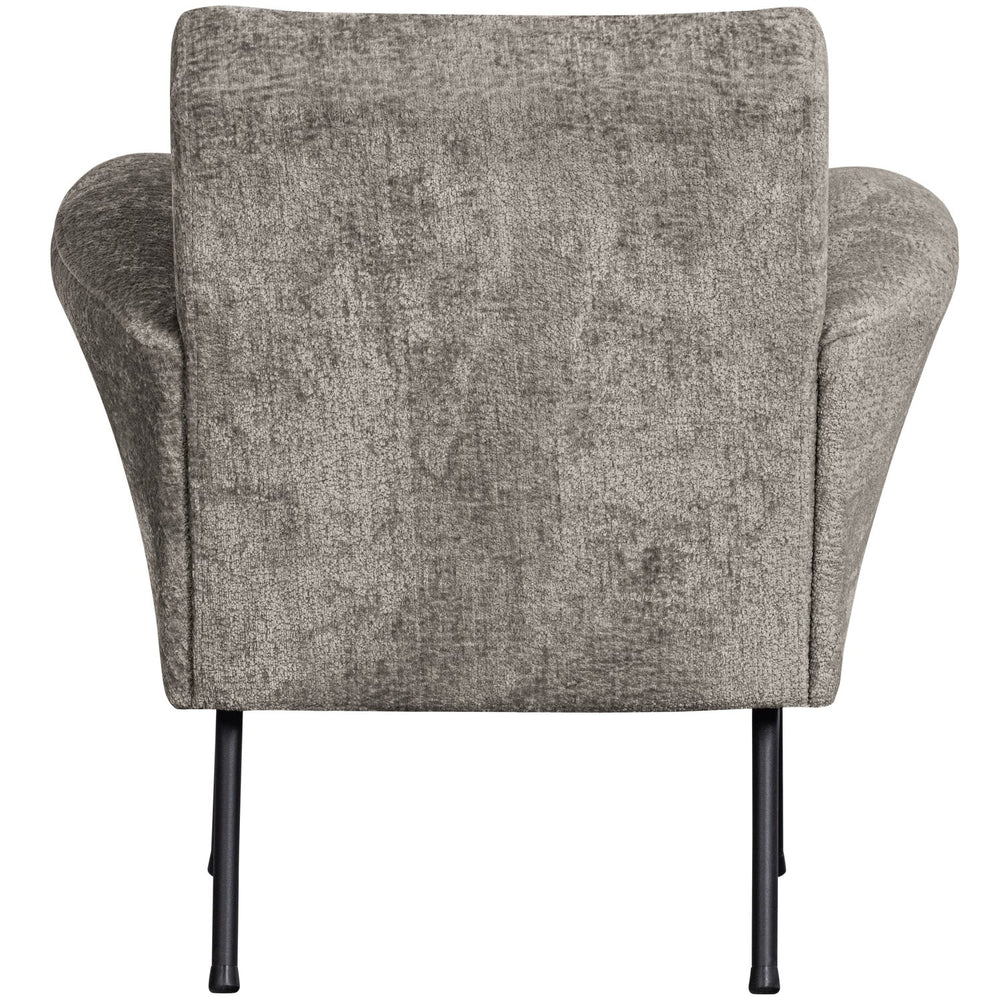 MUSE FAUTEUIL GROF GEWEVEN STOF TAUPE