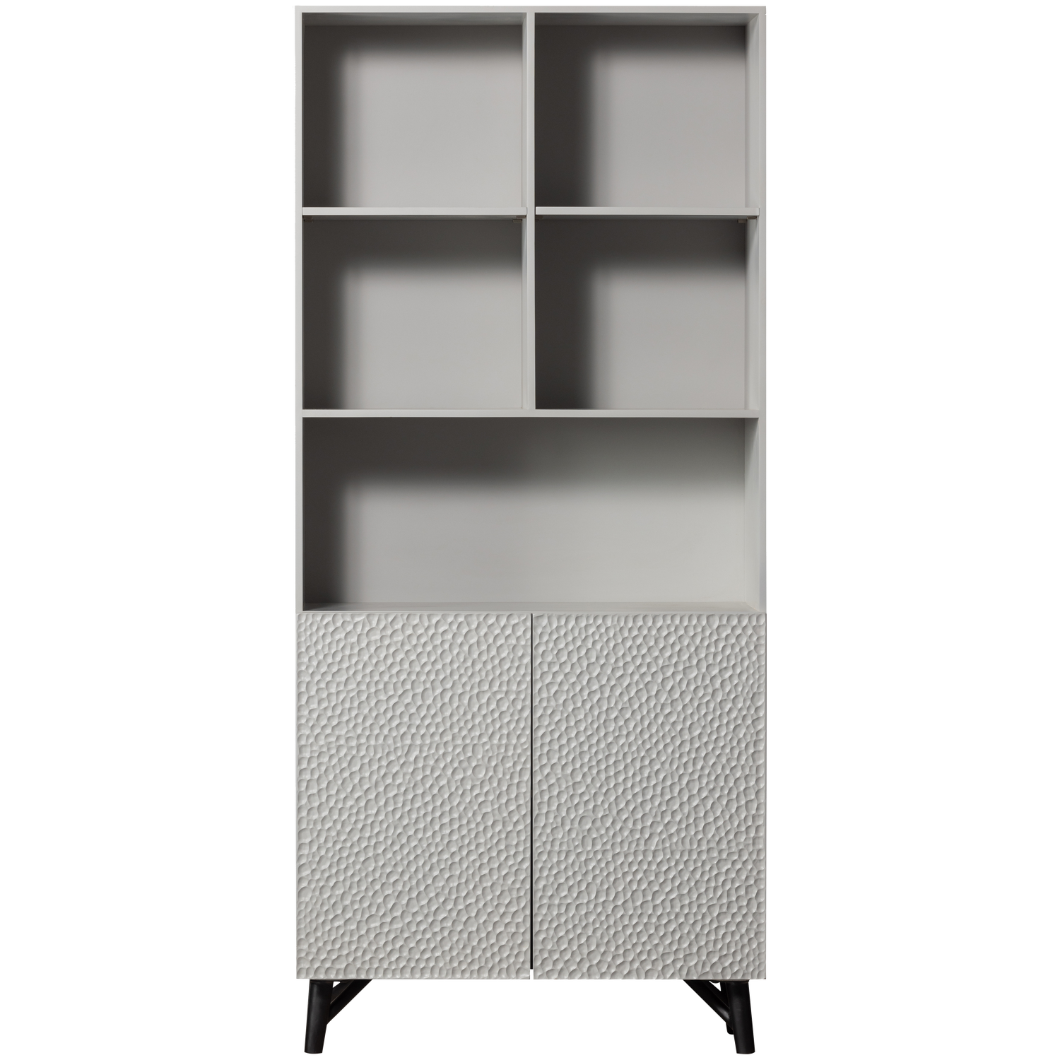 CARVED ORGANIC 2-DEURS OPBERGKAST MANGOHOUT MIST