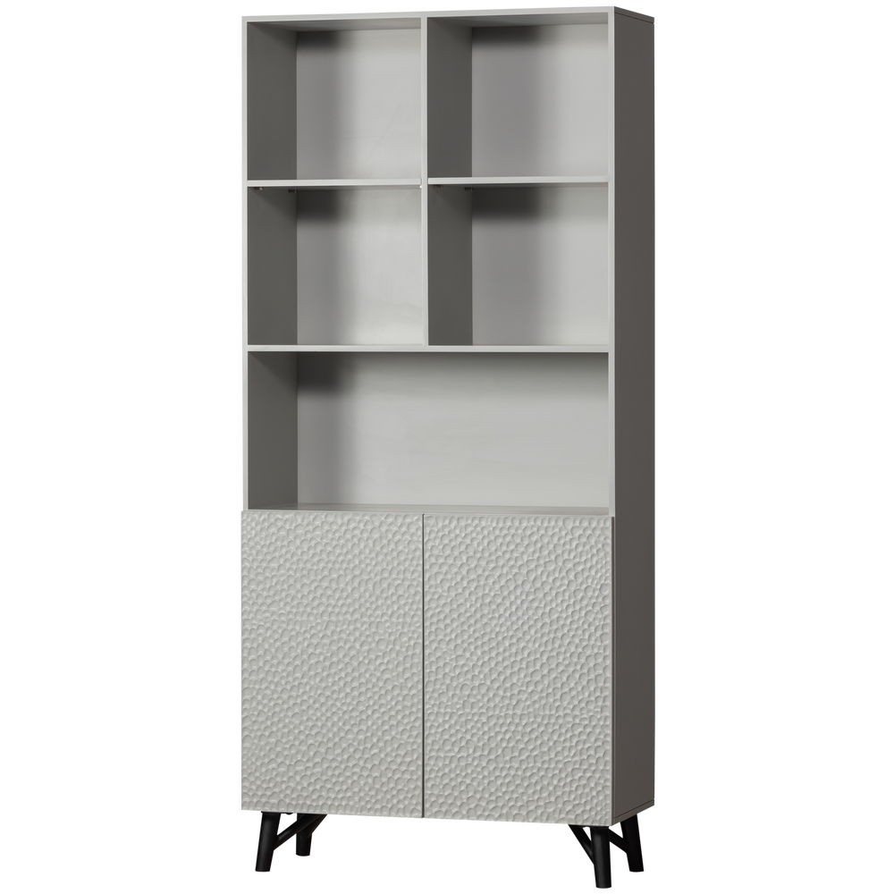 CARVED ORGANIC 2-DEURS OPBERGKAST MANGOHOUT MIST