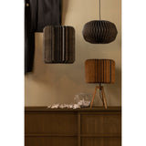 BONES HANGLAMP PAPIER NATUREL/ZWART