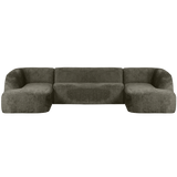 SLOPING U-VORM BANK STRUCTURE VELVET FROST