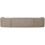 SLOPING U-VORM BANK NATUREL MELANGE