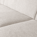 SLOPING U-VORM BANK PEARL MELANGE