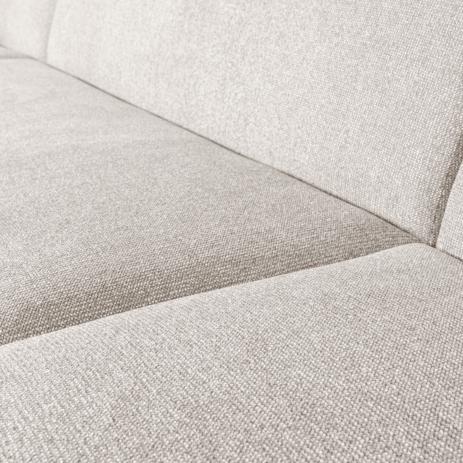 SLOPING U-VORM BANK PEARL MELANGE