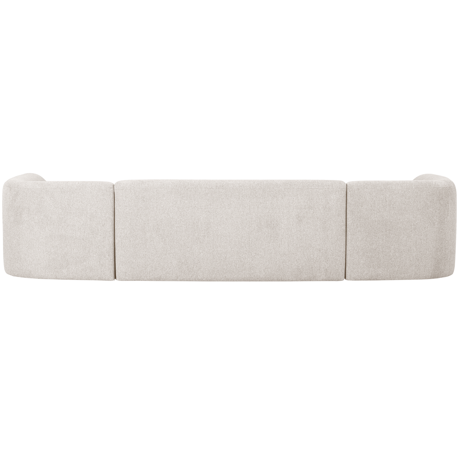 SLOPING U-VORM BANK PEARL MELANGE