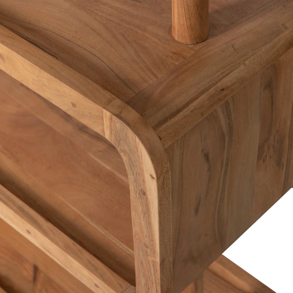 RATTLE OPEN KAST HOUT NATUREL