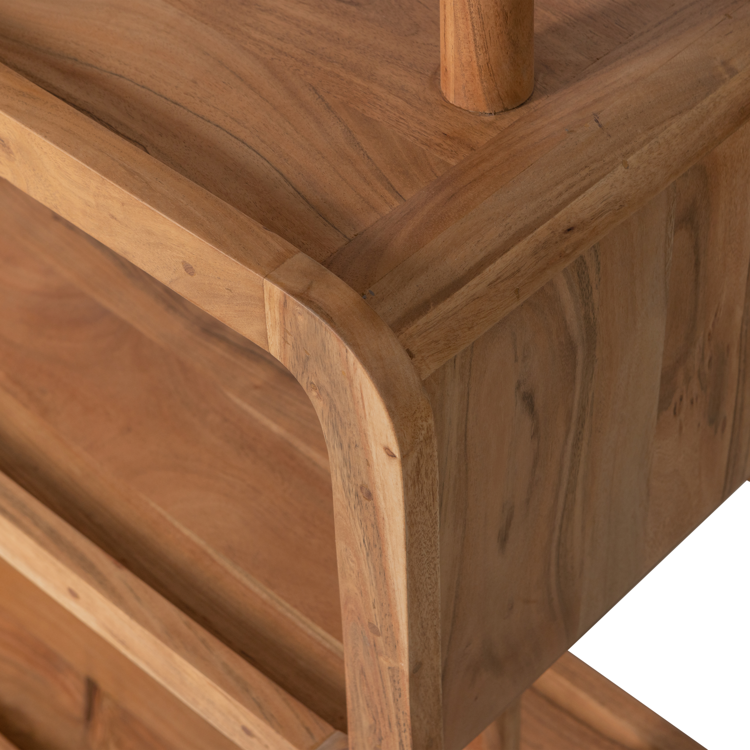 RATTLE OPEN KAST HOUT NATUREL