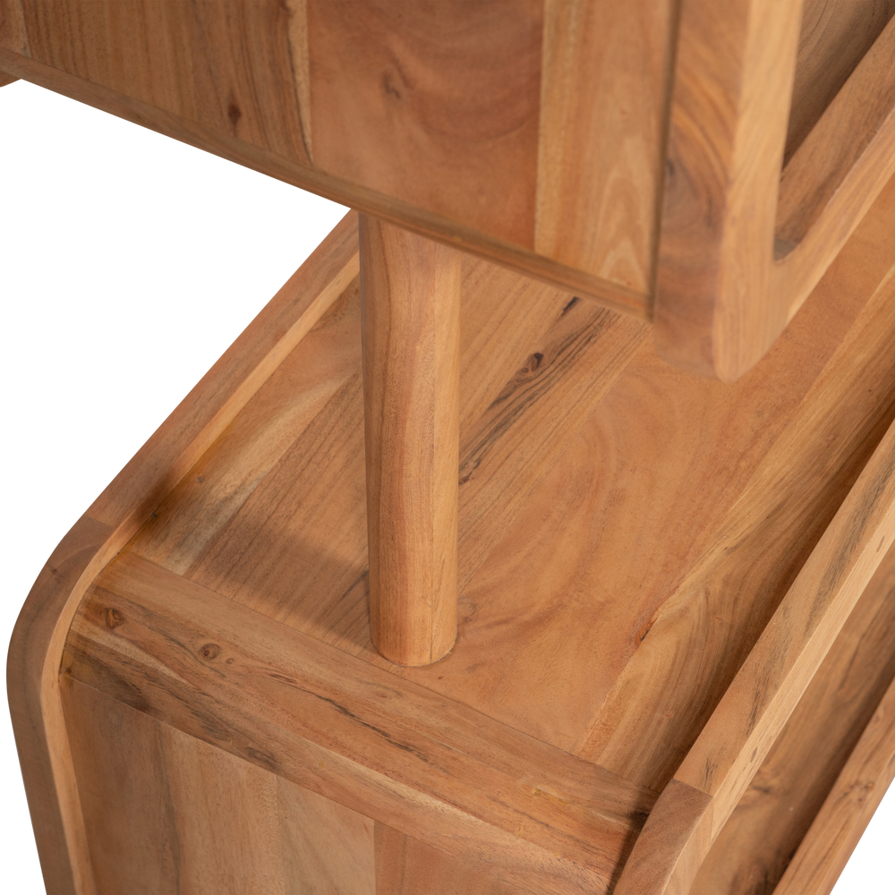 RATTLE OPEN KAST HOUT NATUREL