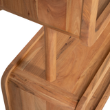 RATTLE OPEN KAST HOUT NATUREL