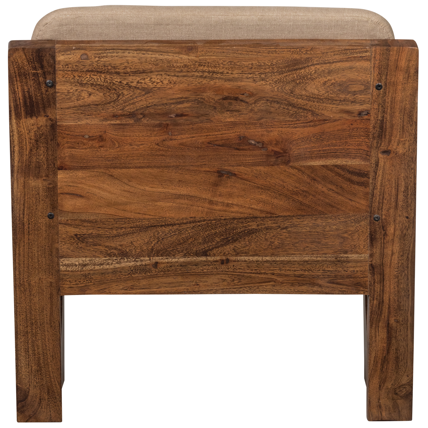 OPULENT FAUTEUIL BOUCLE/HOUT NATUREL