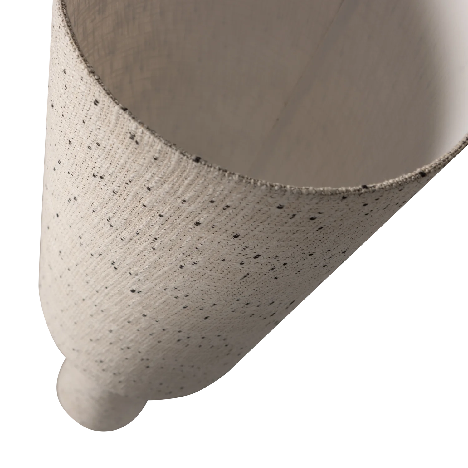 WOOOD - Loft vloerlamp metaal/boucle naturel met stippen 130x30cm