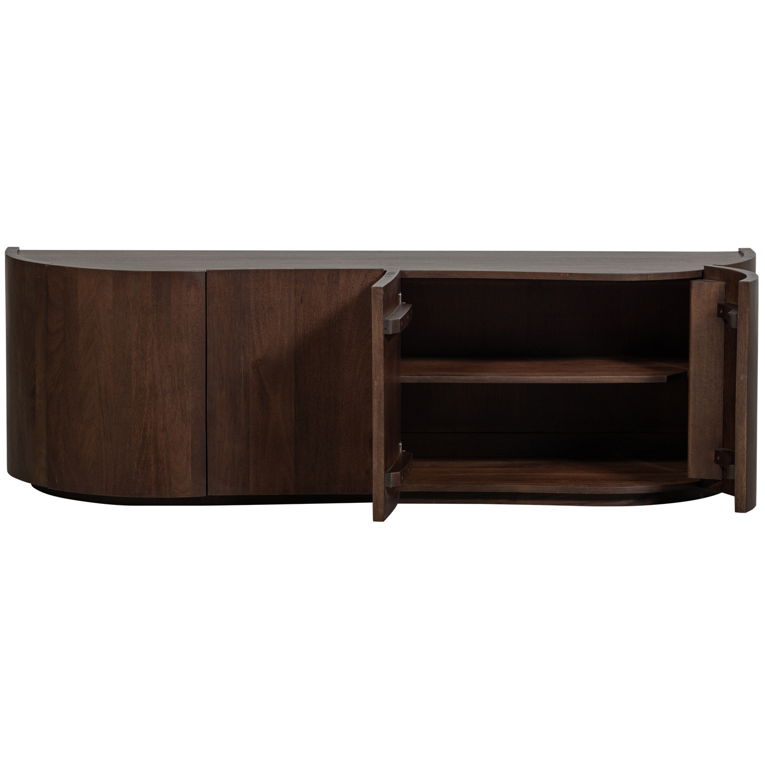 SENSE DRESSOIR 4-DEURS MANGOHOUT WALNOOT