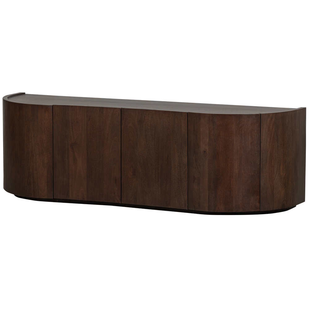 SENSE DRESSOIR 4-DEURS MANGOHOUT WALNOOT