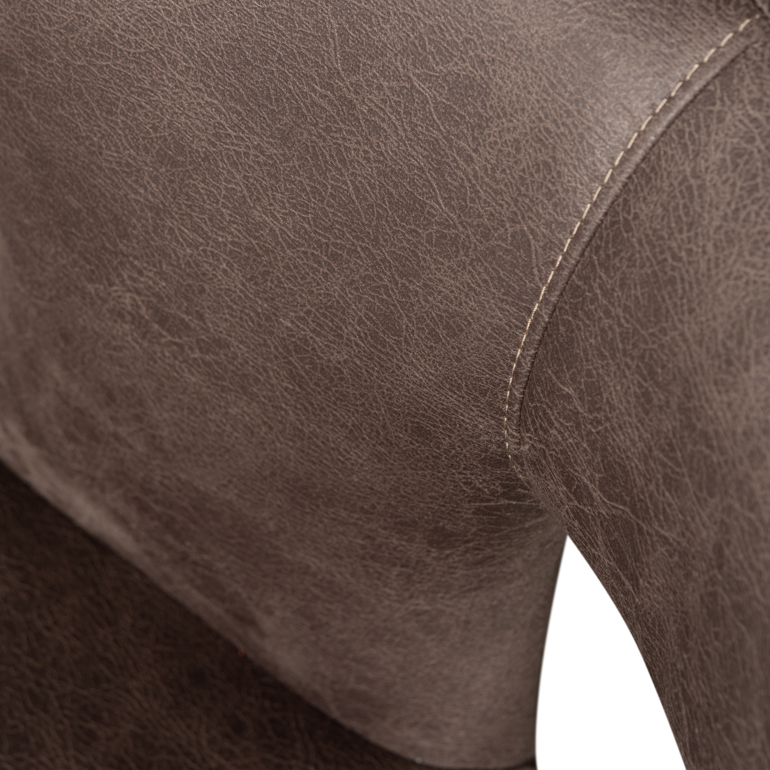 PERMIT EETKAMERSTOEL LEERLOOK ZWART/GRIJS