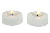 Maxi theelicht Ø6,7CM LED ro Lyonie s2 wit-L6,7B6,7H5,5CM