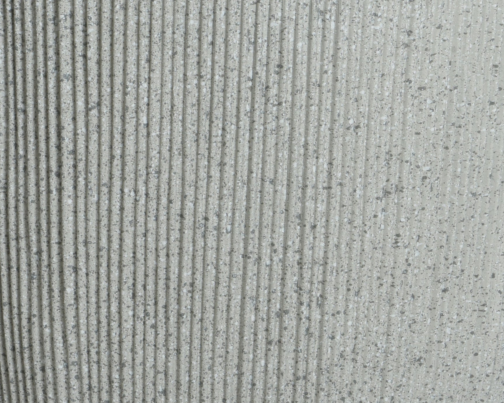 Kunststof plantenbak met grijze, gestreepte korrelstructuur