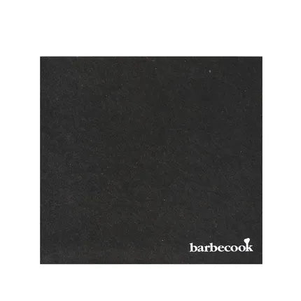 Barbecook vloermat antraciet 95x95 cm met Barbecook-logo rechts onder