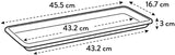 Elho - barcelona balkonbak schotel 50cm antraciet