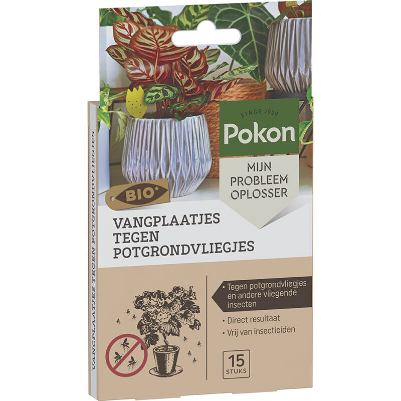 Pokon Bio Vangplaatjes Tegen Potgrondvliegjes 15st