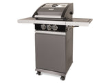 Patio Pro Chef 2+ -burner "Frozen Grey" Outdoorkitchen Gasbarbecue Mat grijs