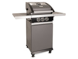 Patio Pro Chef 2+ -burner "Frozen Grey" Outdoorkitchen Gasbarbecue Mat grijs