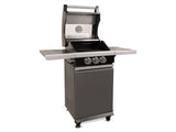 Patio Pro Chef 2+ -burner "Frozen Grey" Outdoorkitchen Gasbarbecue Mat grijs