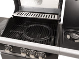Patio Pro Chef 3+ -burner "Frozen Grey" Outdoorkitchen Gasbarbecue Mat grijs