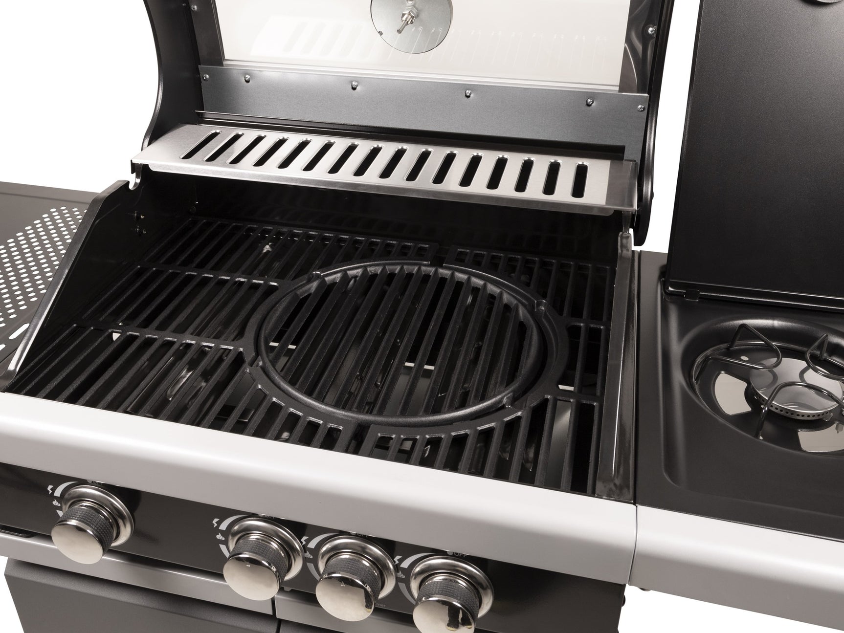 Patio Pro Chef 3+ -burner "Frozen Grey" Outdoorkitchen Gasbarbecue Mat grijs
