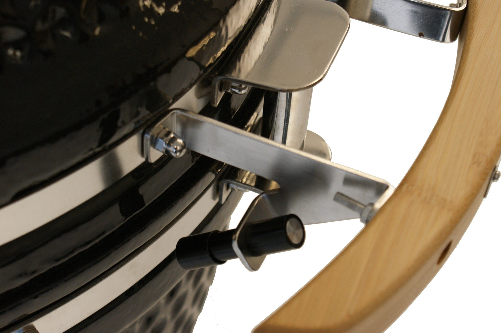 Kamado 16" Premium Black Keramische barbecue incl. Bluetooth kerntemperatuurmeter LED verlichting Medium Compleet Zwart