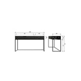 SILAS SIDETABLE ESSEN BLACKNIGHT [fsc]