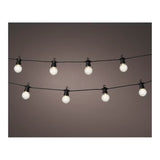 LED partylights met zwart snoer en warmwitte lampjes, meerdere bollen