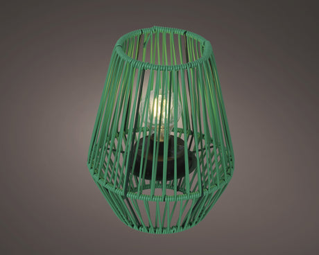 Solar lantaarn wicker steady