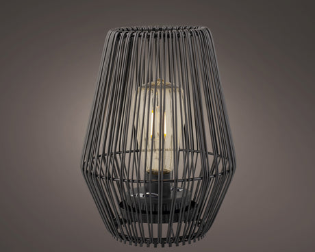 Solar lantaarn wicker