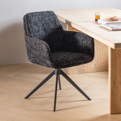 GRANT EETKAMERSTOEL BLACK [fsc]