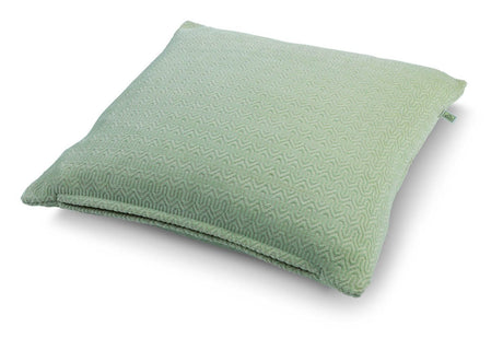Sierkussen Dirk 45x45 cm pistache in platte houding met textuur